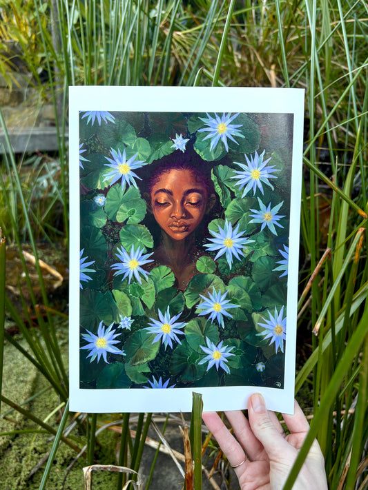 Hymn of the water lilies print (8.3" x 11.7")