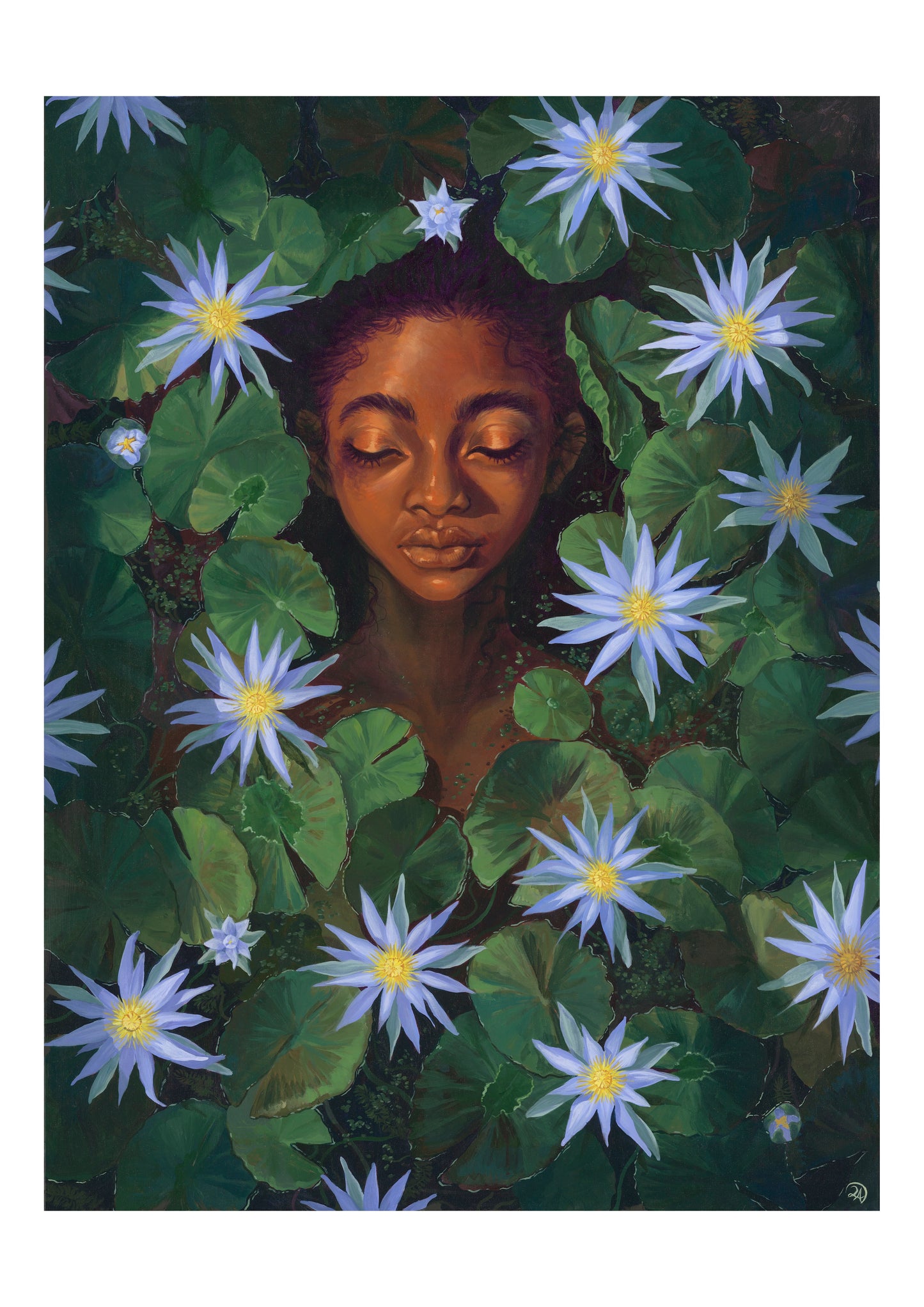 Hymn of the water lilies print (11.7" x 16.5")