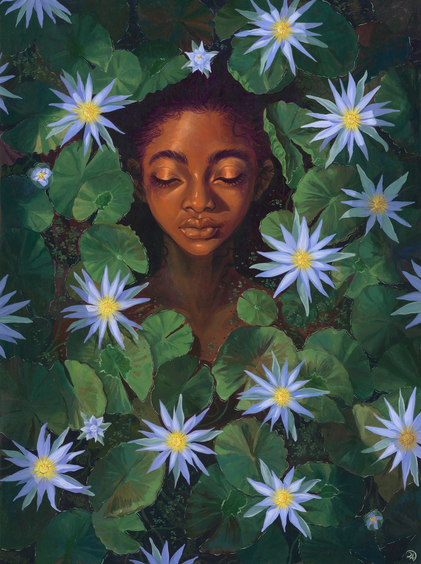 Hymn of the water lilies print (11.7" x 16.5")